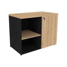 armario-baixo-para-escritorio-em-mdp-1-porta-preto-e-bege-claro-corp-a-EC000019586