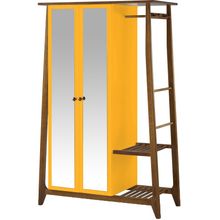 armario-com-espelho-para-quarto-em-madeira-2-portas-amarelo-e-marrom-stoka-a-EC000028535