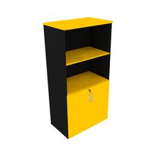 armario-estante-alto-para-escritorio-em-mdp-2-portas-preto-e-amarelo-corp-160-a-EC000019900