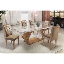 conjunto-mesa-de-jantar-alvorada-com-6-cadeiras-melissa-em-mdf-marrom-e-off-white-a-EC000023516