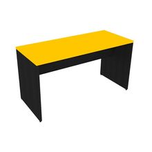 mesa-para-escritorio-reta-em-mdp-amarela-claro-e-preta-natus-bramov-a-EC000017031